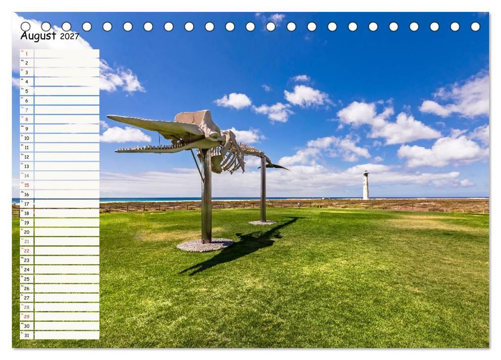 Weitere Ansicht: FUERTEVENTURA Geburtstagskalender mit Planerfunktion (Tischkalender 2027 DIN A5 quer), CALVENDO Monatskalender | Andrea Dreegmeyer, Calvendo