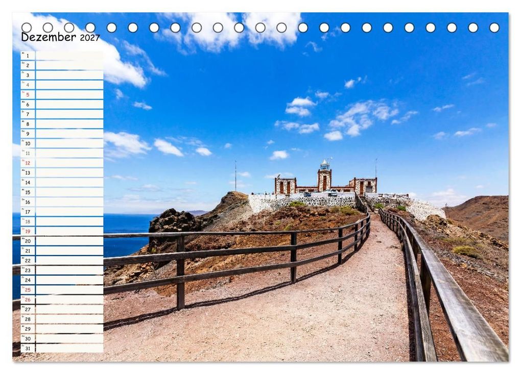 Weitere Ansicht: FUERTEVENTURA Geburtstagskalender mit Planerfunktion (Tischkalender 2027 DIN A5 quer), CALVENDO Monatskalender | Andrea Dreegmeyer, Calvendo