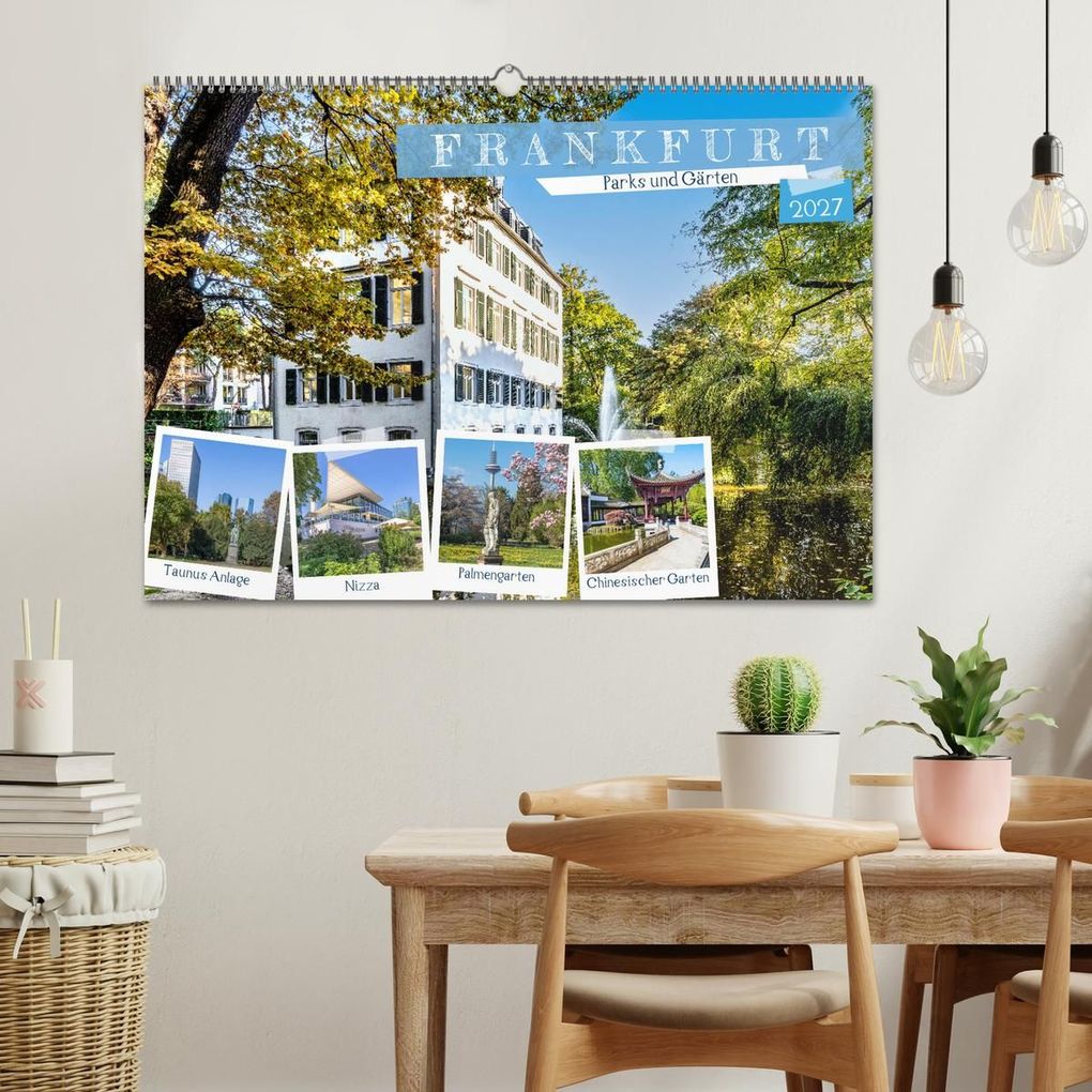 Weitere Ansicht: Frankfurt - Parks und Gärten (Wandkalender 2027 DIN A2 quer), CALVENDO Monatskalender | Dieter Meyer, Calvendo