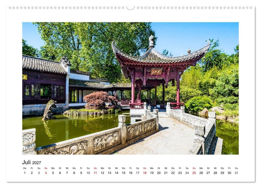 Weitere Ansicht: Frankfurt - Parks und Gärten (Wandkalender 2027 DIN A2 quer), CALVENDO Monatskalender | Dieter Meyer, Calvendo