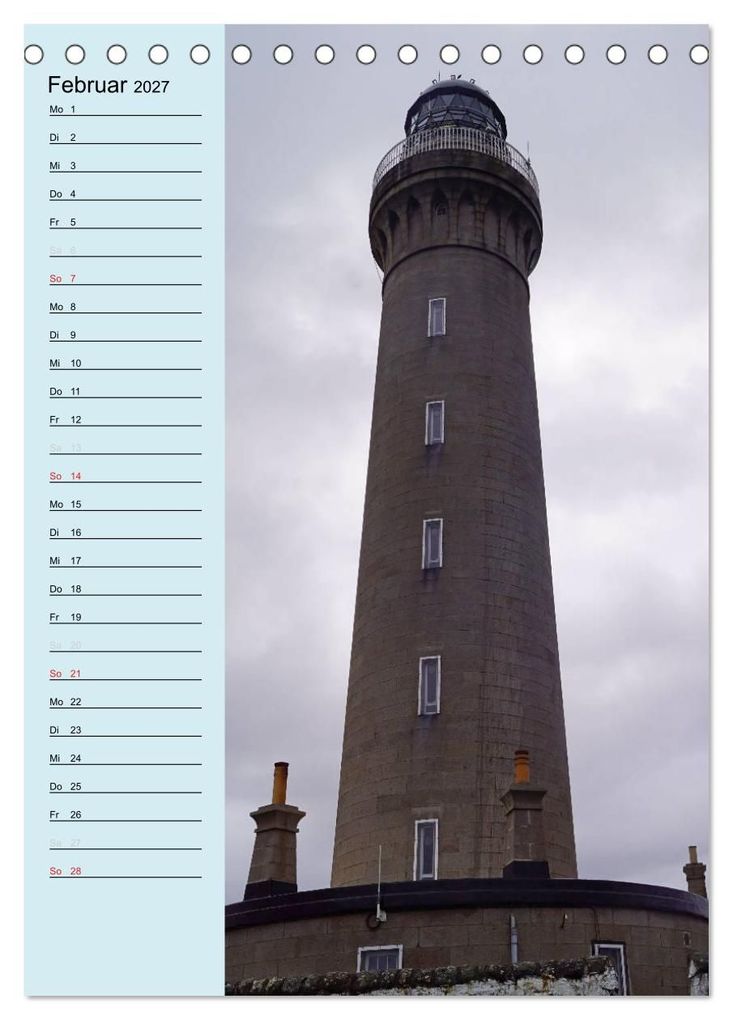 Weitere Ansicht: Leuchttürme - Geburtstagskalender (Tischkalender 2027 DIN A5 hoch), CALVENDO Monatskalender | Babett Paul - Babett's Bildergalerie, Calvendo