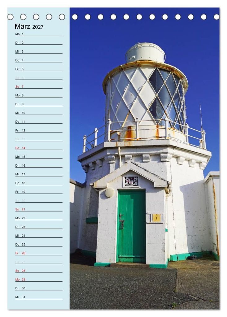 Weitere Ansicht: Leuchttürme - Geburtstagskalender (Tischkalender 2027 DIN A5 hoch), CALVENDO Monatskalender | Babett Paul - Babett's Bildergalerie, Calvendo