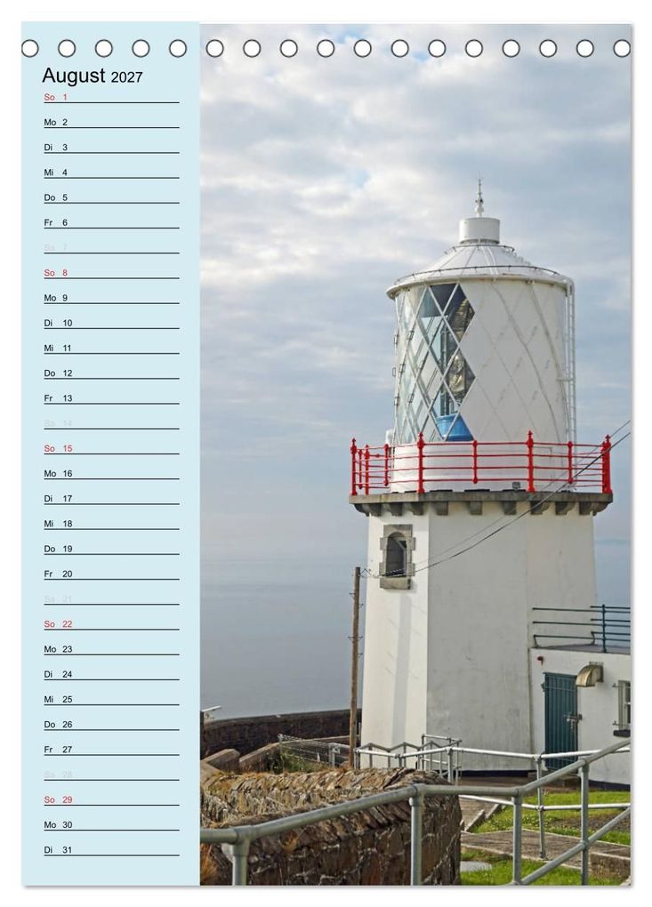 Weitere Ansicht: Leuchttürme - Geburtstagskalender (Tischkalender 2027 DIN A5 hoch), CALVENDO Monatskalender | Babett Paul - Babett's Bildergalerie, Calvendo