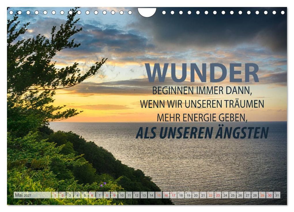 Weitere Ansicht: Motivation und Meer (Wandkalender 2027 DIN A4 quer), CALVENDO Monatskalender | Dirk Meutzner, Calvendo