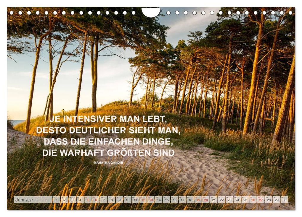 Weitere Ansicht: Motivation und Meer (Wandkalender 2027 DIN A4 quer), CALVENDO Monatskalender | Dirk Meutzner, Calvendo