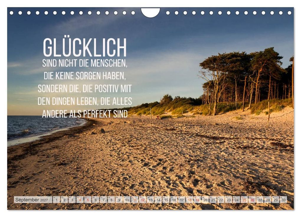 Weitere Ansicht: Motivation und Meer (Wandkalender 2027 DIN A4 quer), CALVENDO Monatskalender | Dirk Meutzner, Calvendo