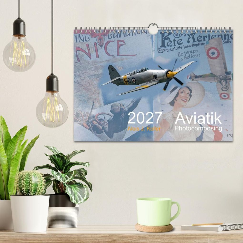 Weitere Ansicht: Aviatik Photocomposing 2027 (Wandkalender 2027 DIN A4 quer), CALVENDO Monatskalender | Alois J. Koller, Calvendo