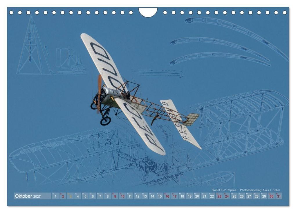 Weitere Ansicht: Aviatik Photocomposing 2027 (Wandkalender 2027 DIN A4 quer), CALVENDO Monatskalender | Alois J. Koller, Calvendo
