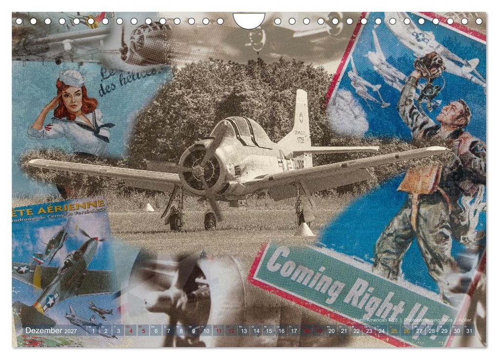 Weitere Ansicht: Aviatik Photocomposing 2027 (Wandkalender 2027 DIN A4 quer), CALVENDO Monatskalender | Alois J. Koller, Calvendo