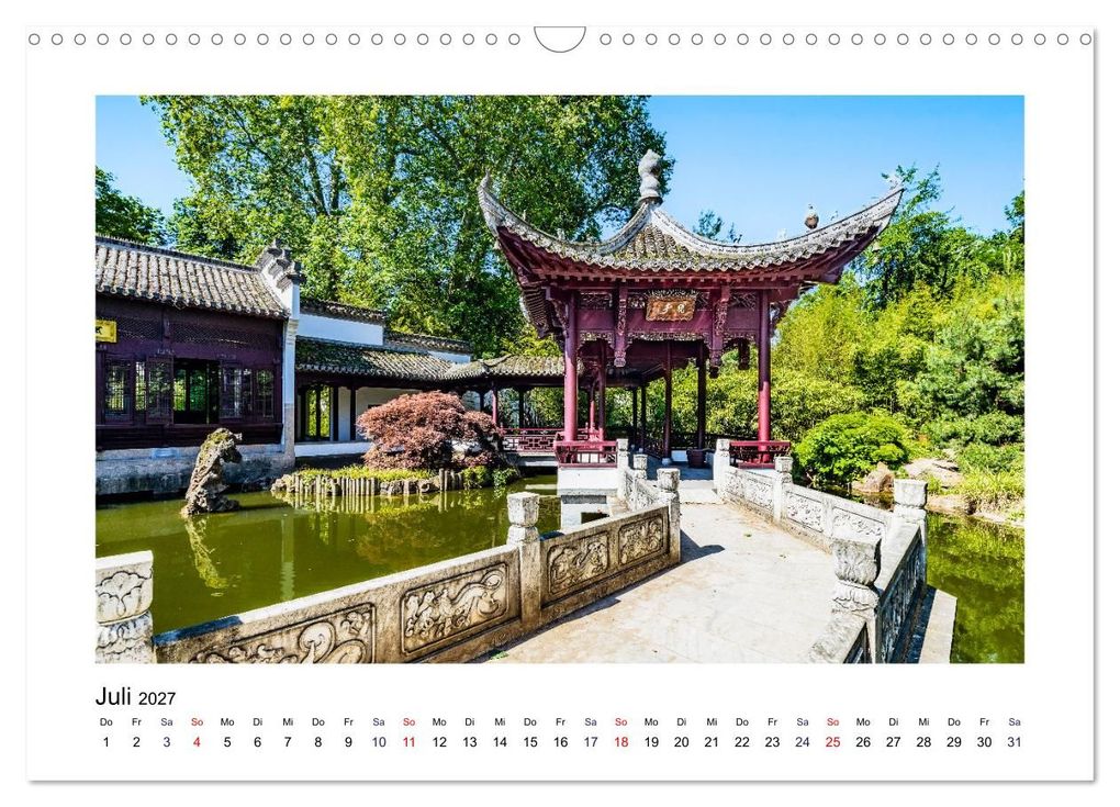 Weitere Ansicht: Frankfurt - Parks und Gärten (Wandkalender 2027 DIN A3 quer), CALVENDO Monatskalender | Dieter Meyer, Calvendo