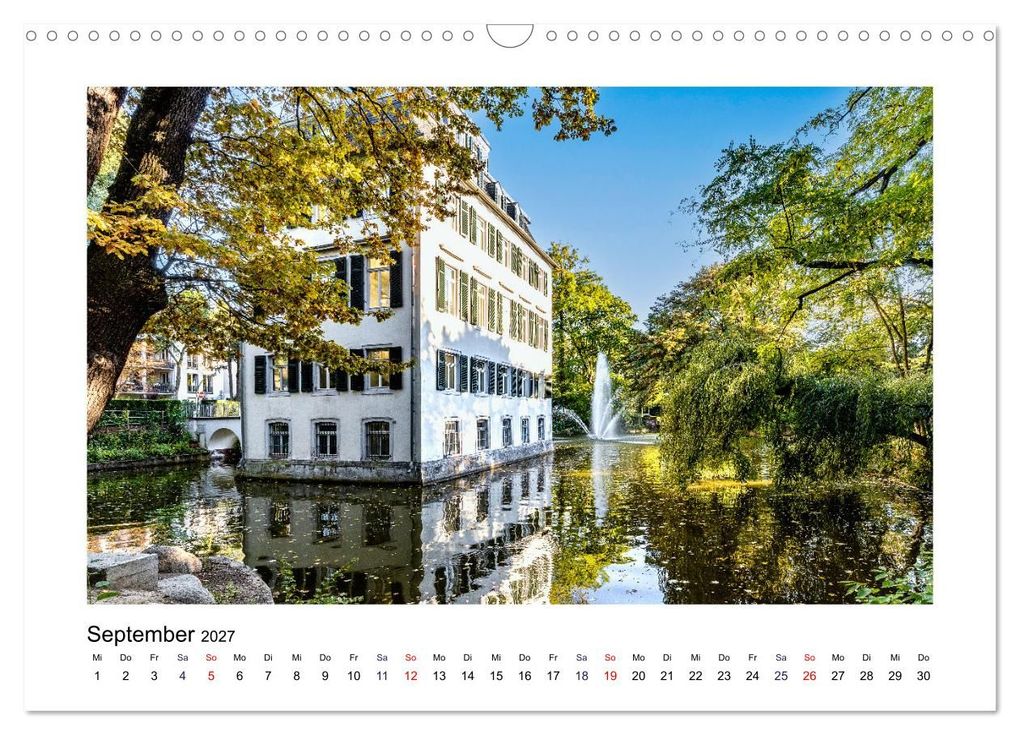 Weitere Ansicht: Frankfurt - Parks und Gärten (Wandkalender 2027 DIN A3 quer), CALVENDO Monatskalender | Dieter Meyer, Calvendo