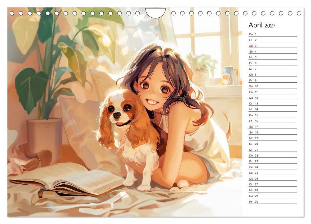 Weitere Ansicht: Anime-Freunde - Terminplaner mit niedlichen Tierfreundschaften (Wandkalender 2027 DIN A4 quer), CALVENDO Monatskalender | Anja Frost, Calvendo