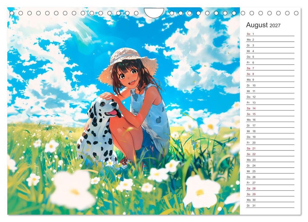Weitere Ansicht: Anime-Freunde - Terminplaner mit niedlichen Tierfreundschaften (Wandkalender 2027 DIN A4 quer), CALVENDO Monatskalender | Anja Frost, Calvendo