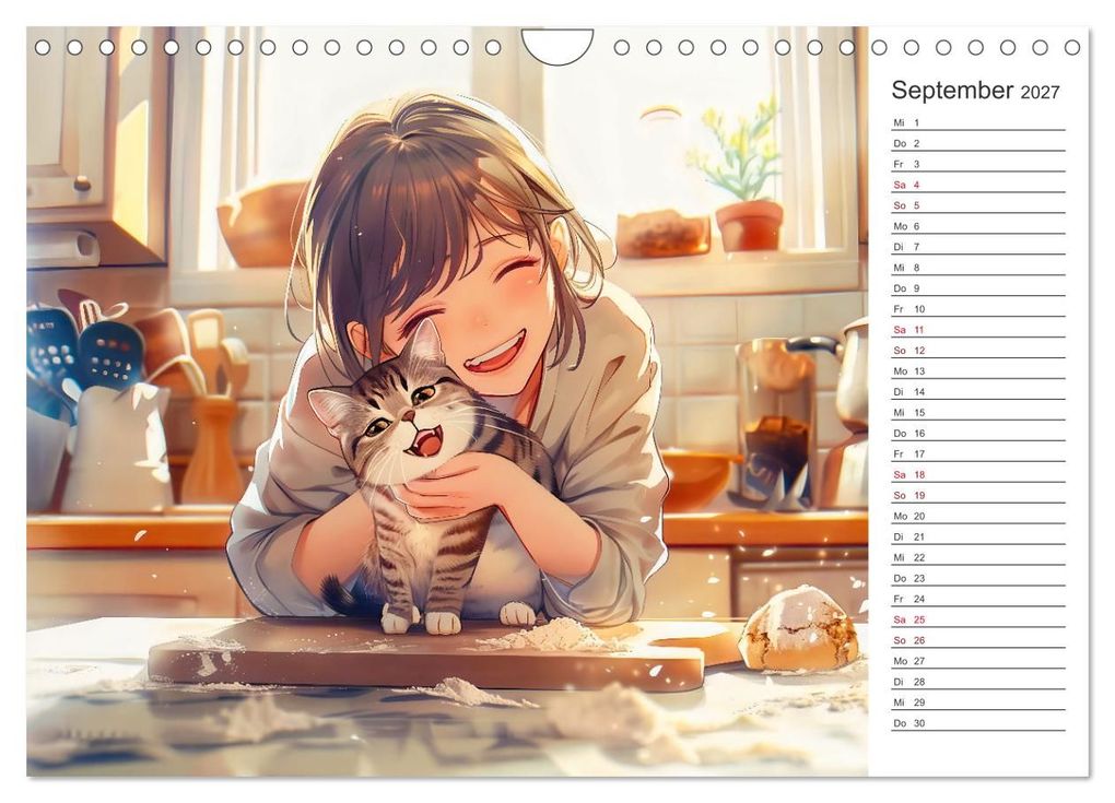 Weitere Ansicht: Anime-Freunde - Terminplaner mit niedlichen Tierfreundschaften (Wandkalender 2027 DIN A4 quer), CALVENDO Monatskalender | Anja Frost, Calvendo