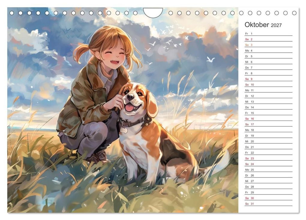 Weitere Ansicht: Anime-Freunde - Terminplaner mit niedlichen Tierfreundschaften (Wandkalender 2027 DIN A4 quer), CALVENDO Monatskalender | Anja Frost, Calvendo