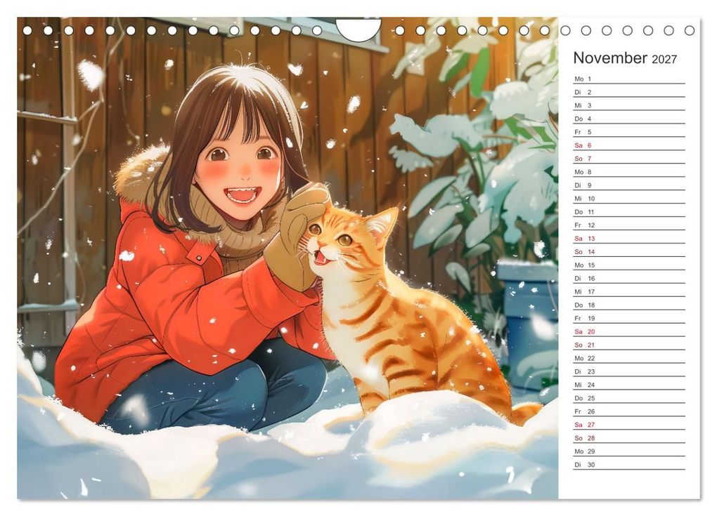 Weitere Ansicht: Anime-Freunde - Terminplaner mit niedlichen Tierfreundschaften (Wandkalender 2027 DIN A4 quer), CALVENDO Monatskalender | Anja Frost, Calvendo