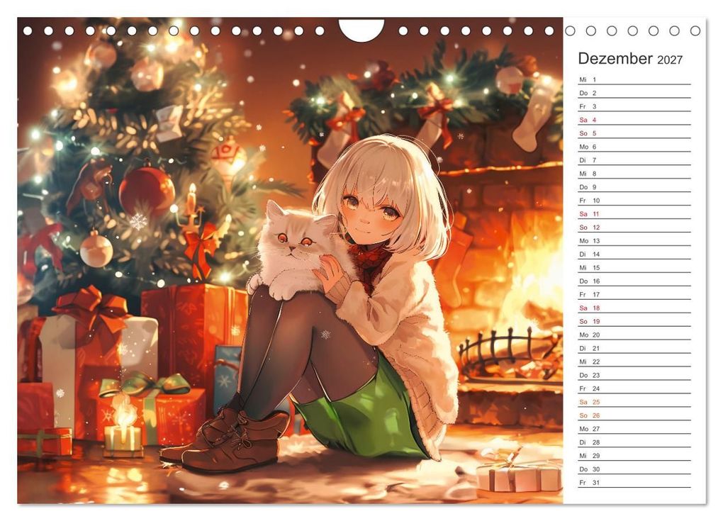 Weitere Ansicht: Anime-Freunde - Terminplaner mit niedlichen Tierfreundschaften (Wandkalender 2027 DIN A4 quer), CALVENDO Monatskalender | Anja Frost, Calvendo