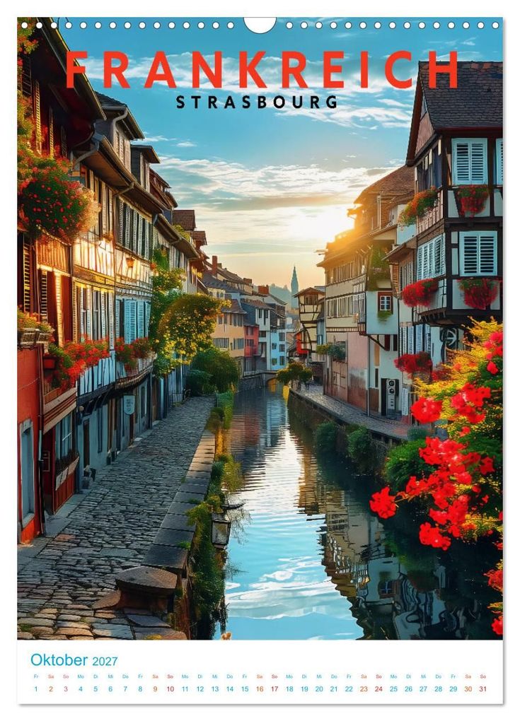 Weitere Ansicht: Frankreich - Old School Poster Style (Wandkalender 2027 DIN A3 hoch), CALVENDO Monatskalender | Val Thoermer, Calvendo