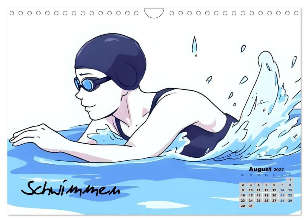 Weitere Ansicht: Jenseits des Podests - Olympische Sportarten in Aktion (Wandkalender 2027 DIN A4 quer), CALVENDO Monatskalender | Simone Wenninger, Calvendo