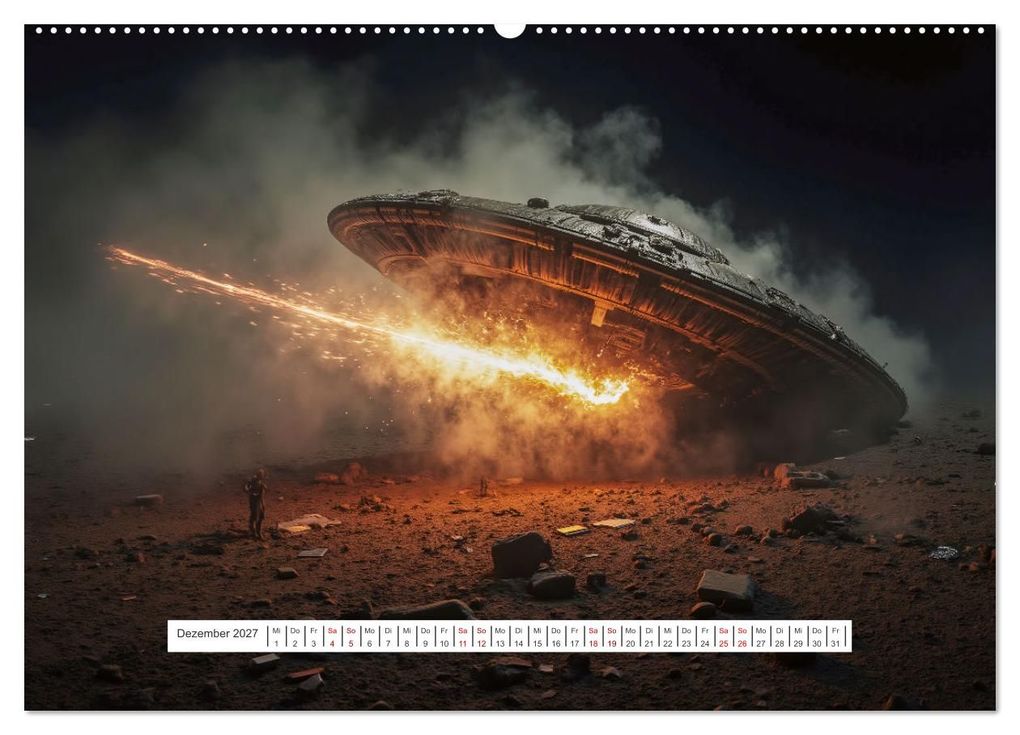 Weitere Ansicht: Fliegende Untertasse - Die große Fantasiereise (Wandkalender 2027 DIN A2 quer), CALVENDO Monatskalender | Alain Gaymard
