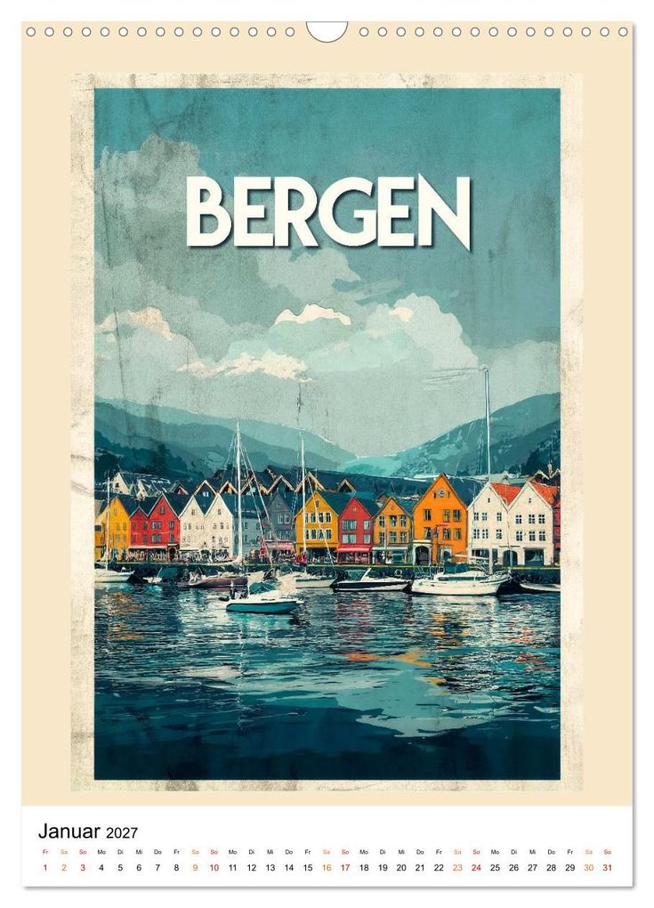 Weitere Ansicht: Retro Reise Poster - Fernweh der goldenen Jahre (Wandkalender 2027 DIN A3 hoch), CALVENDO Monatskalender | Meike und Peter Roder, Calvendo