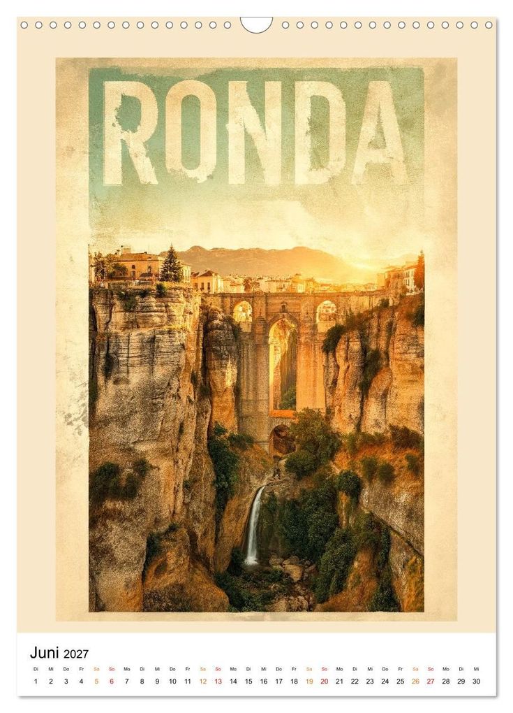 Weitere Ansicht: Retro Reise Poster - Fernweh der goldenen Jahre (Wandkalender 2027 DIN A3 hoch), CALVENDO Monatskalender | Meike und Peter Roder, Calvendo
