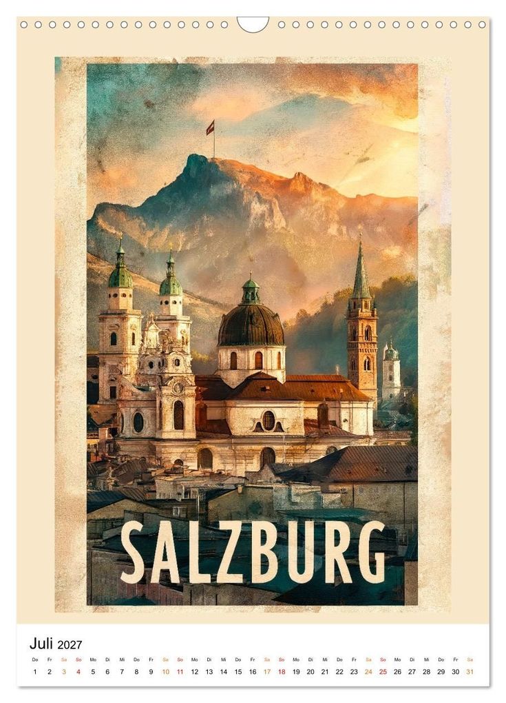 Weitere Ansicht: Retro Reise Poster - Fernweh der goldenen Jahre (Wandkalender 2027 DIN A3 hoch), CALVENDO Monatskalender | Meike und Peter Roder, Calvendo