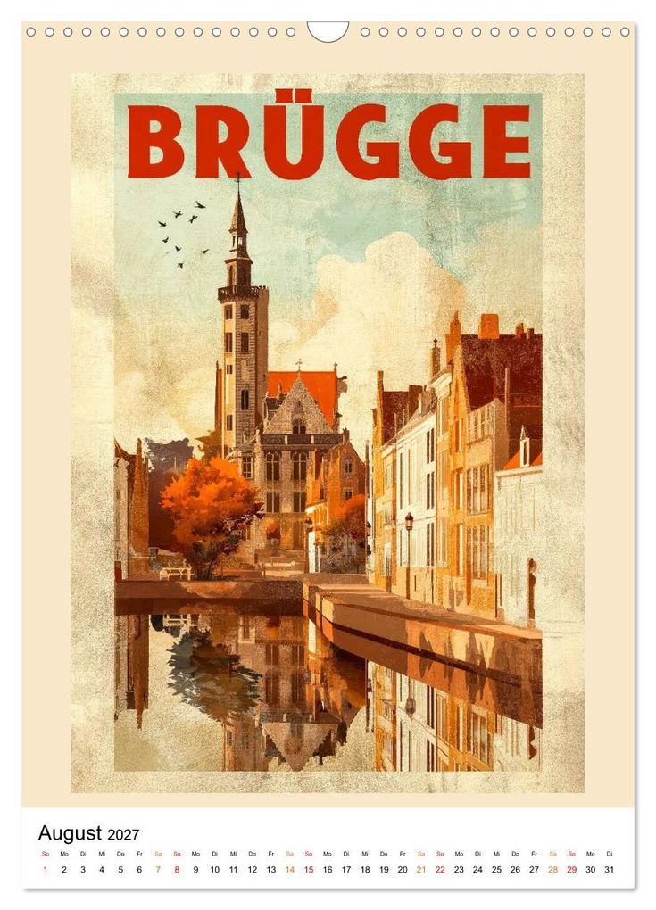 Weitere Ansicht: Retro Reise Poster - Fernweh der goldenen Jahre (Wandkalender 2027 DIN A3 hoch), CALVENDO Monatskalender | Meike und Peter Roder, Calvendo