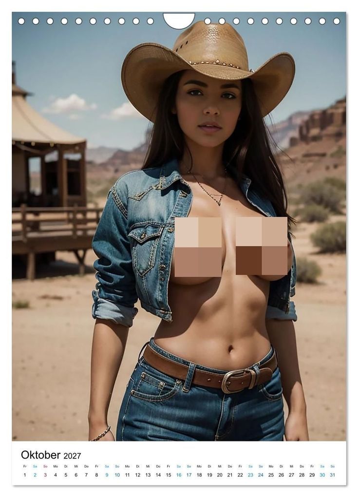 Weitere Ansicht: Sexy Cowgirls (Wandkalender 2027 DIN A4 hoch), CALVENDO Monatskalender | Ally Bee, Calvendo