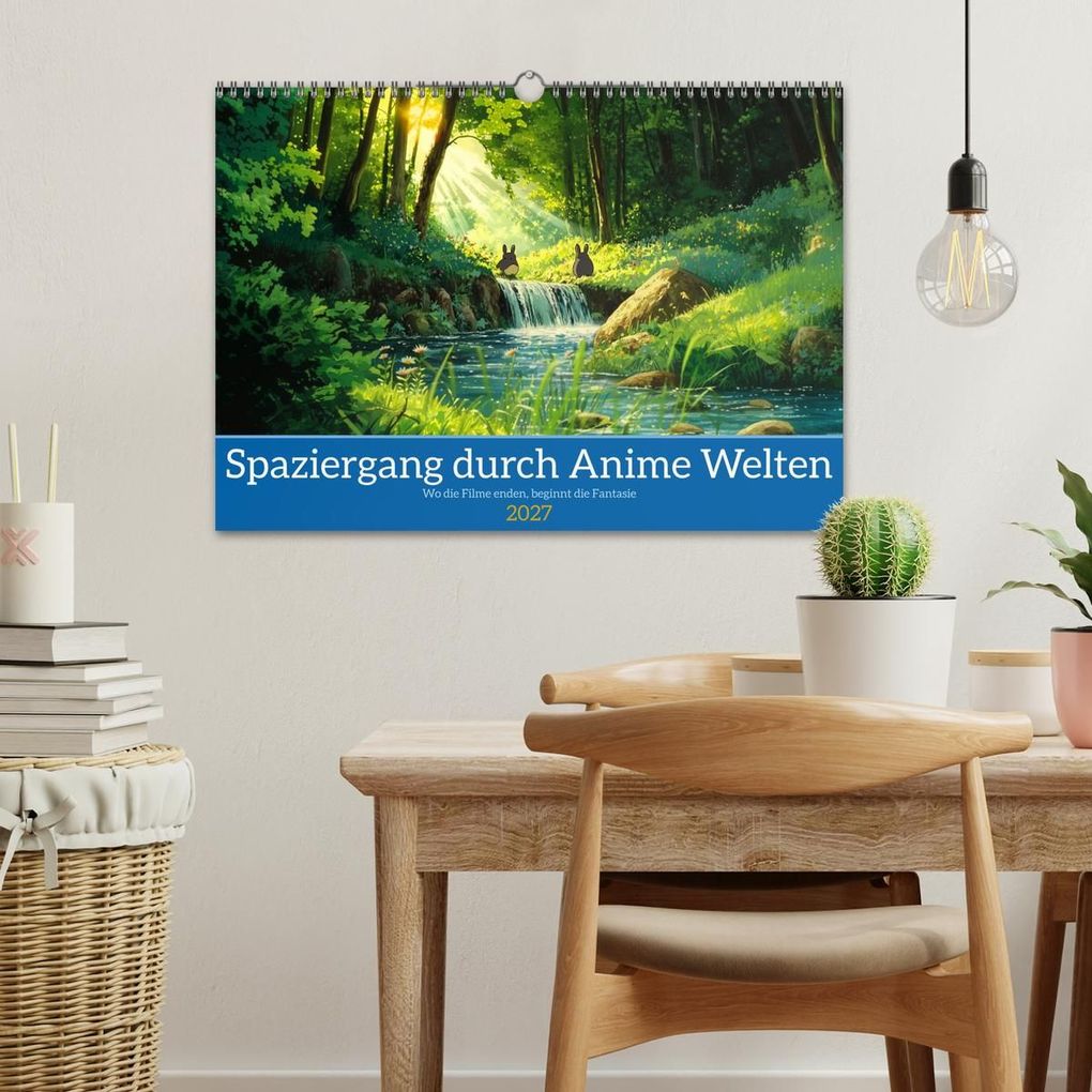 Weitere Ansicht: Spaziergang durch Anime Welten (Wandkalender 2027 DIN A3 quer), CALVENDO Monatskalender | Kerstin Waurick, Calvendo