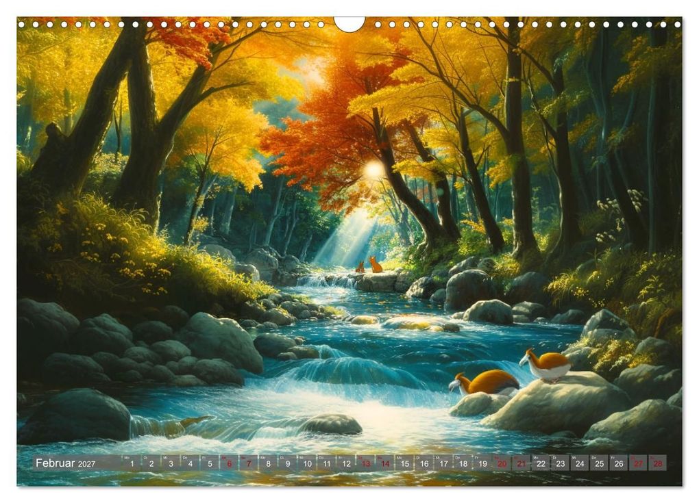 Weitere Ansicht: Spaziergang durch Anime Welten (Wandkalender 2027 DIN A3 quer), CALVENDO Monatskalender | Kerstin Waurick, Calvendo
