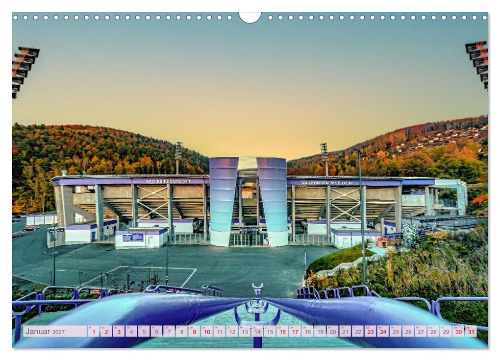 Weitere Ansicht: Aue - Bad Schlema Erzgebirge (Wandkalender 2027 DIN A3 quer), CALVENDO Monatskalender | Johnny Flash, Calvendo