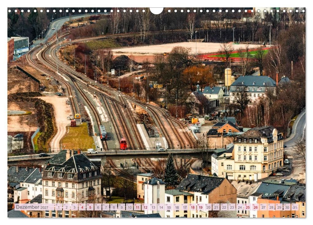 Weitere Ansicht: Aue - Bad Schlema Erzgebirge (Wandkalender 2027 DIN A3 quer), CALVENDO Monatskalender | Johnny Flash, Calvendo