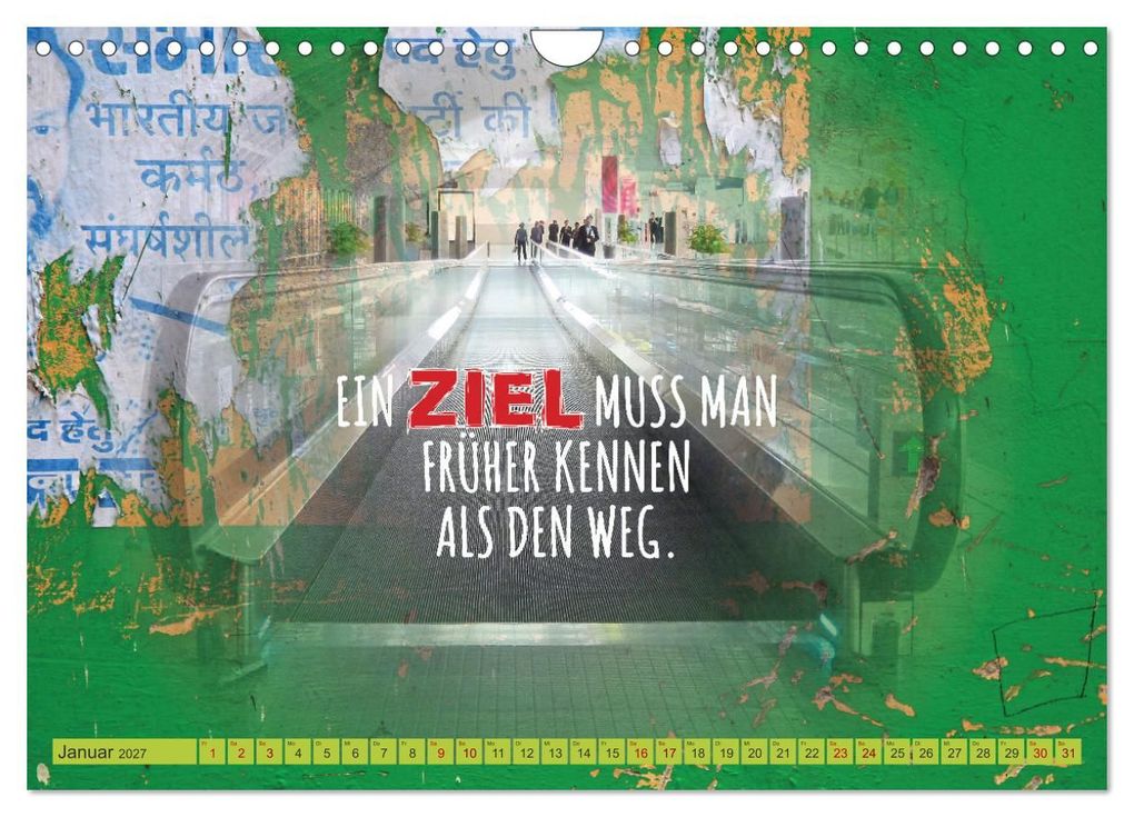 Weitere Ansicht: Erfolg hat 3 Buchstaben TUN (Wandkalender 2027 DIN A4 quer), CALVENDO Monatskalender | Gabriele Gerner, Calvendo