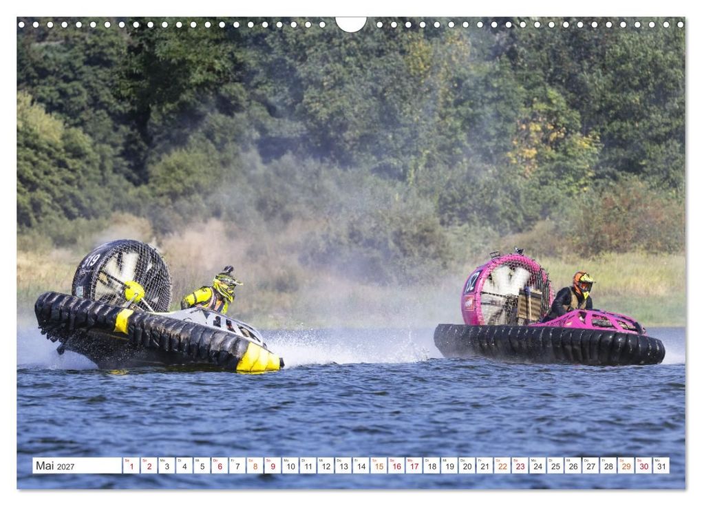 Weitere Ansicht: Hovercraft Formel 1 Weltmeisterschaft (Wandkalender 2027 DIN A3 quer), CALVENDO Monatskalender | Thomas Quentin, Calvendo
