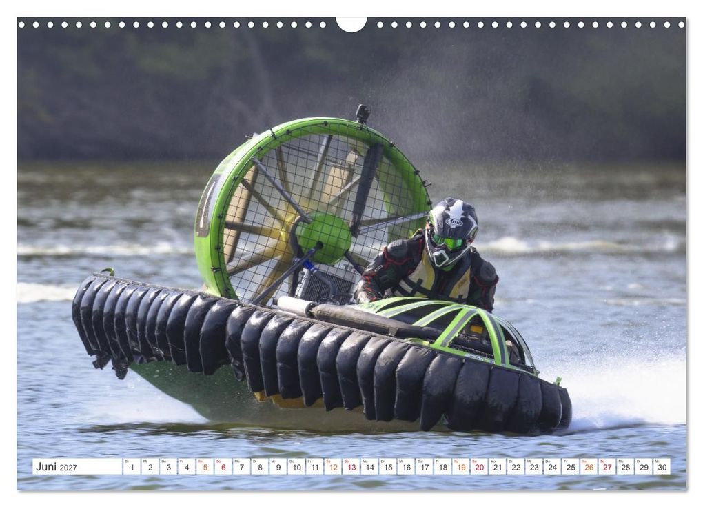 Weitere Ansicht: Hovercraft Formel 1 Weltmeisterschaft (Wandkalender 2027 DIN A3 quer), CALVENDO Monatskalender | Thomas Quentin, Calvendo