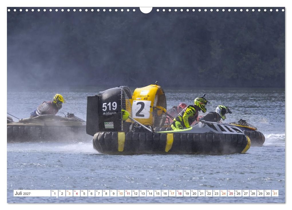 Weitere Ansicht: Hovercraft Formel 1 Weltmeisterschaft (Wandkalender 2027 DIN A3 quer), CALVENDO Monatskalender | Thomas Quentin, Calvendo