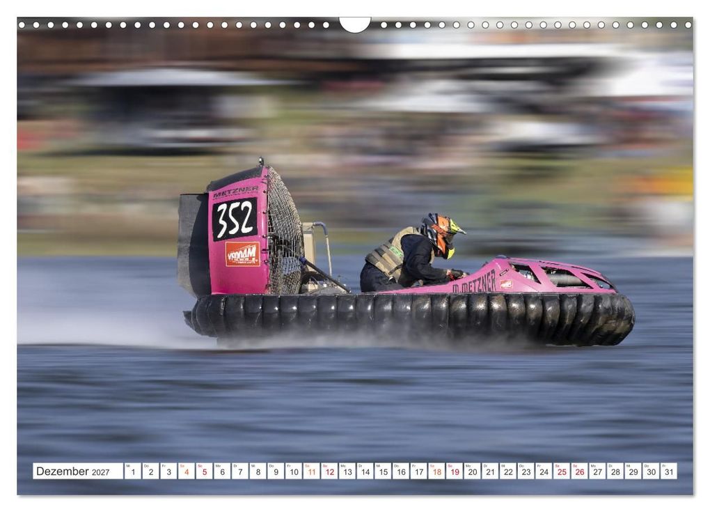 Weitere Ansicht: Hovercraft Formel 1 Weltmeisterschaft (Wandkalender 2027 DIN A3 quer), CALVENDO Monatskalender | Thomas Quentin, Calvendo