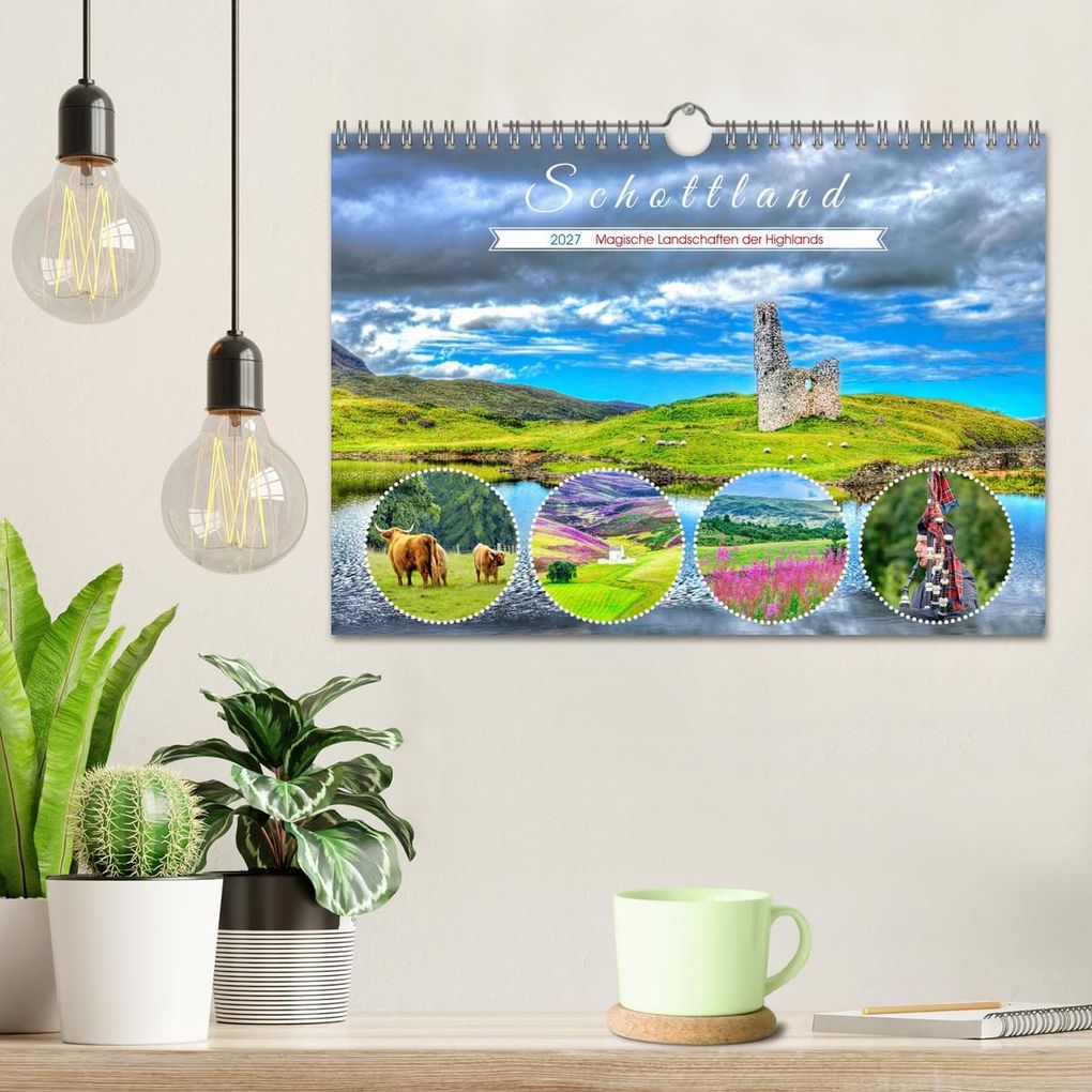 Weitere Ansicht: Schottland - Magische Landschaften der Highlands (Wandkalender 2027 DIN A4 quer), CALVENDO Monatskalender | Dieter Meyer, Calvendo