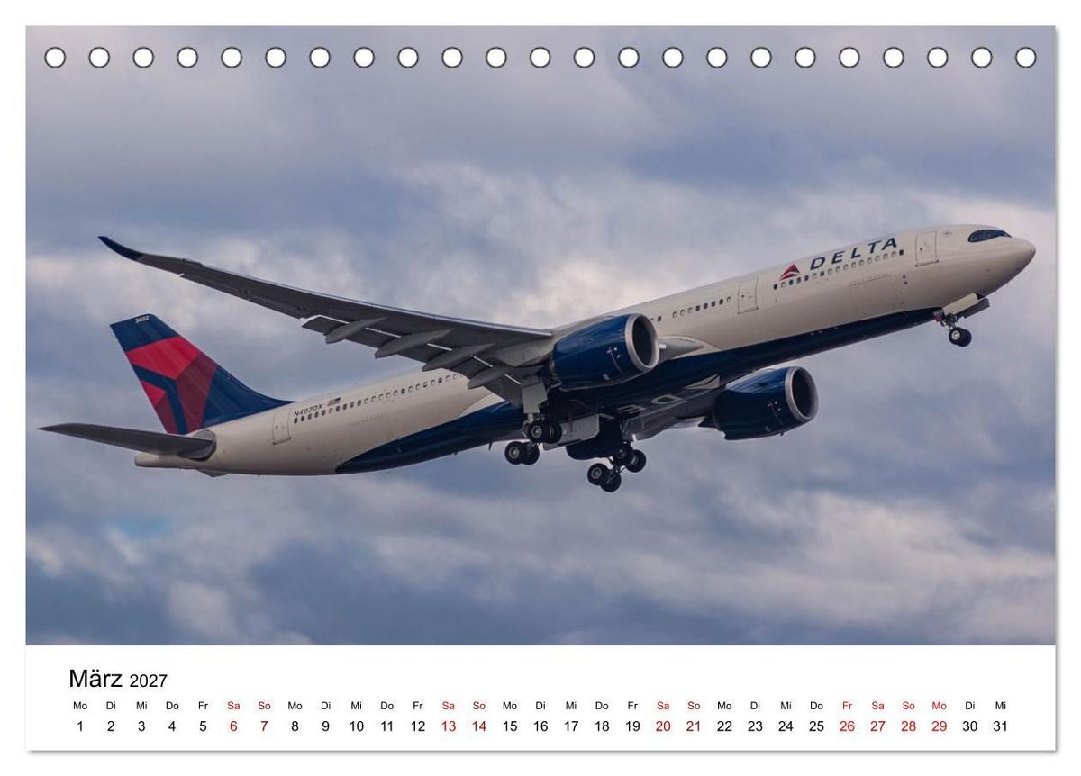 Weitere Ansicht: Flugzeuge von Airbus 2027 (Tischkalender 2027 DIN A5 quer), CALVENDO Monatskalender | Christoph Brunner, Calvendo