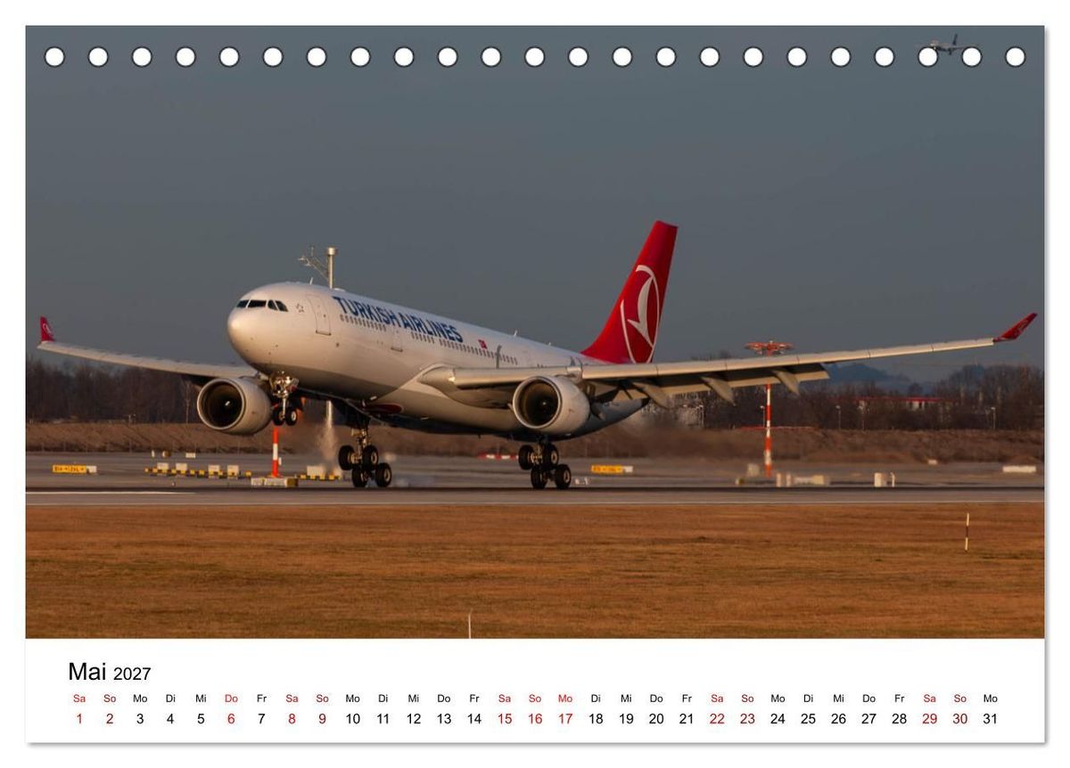 Weitere Ansicht: Flugzeuge von Airbus 2027 (Tischkalender 2027 DIN A5 quer), CALVENDO Monatskalender | Christoph Brunner, Calvendo
