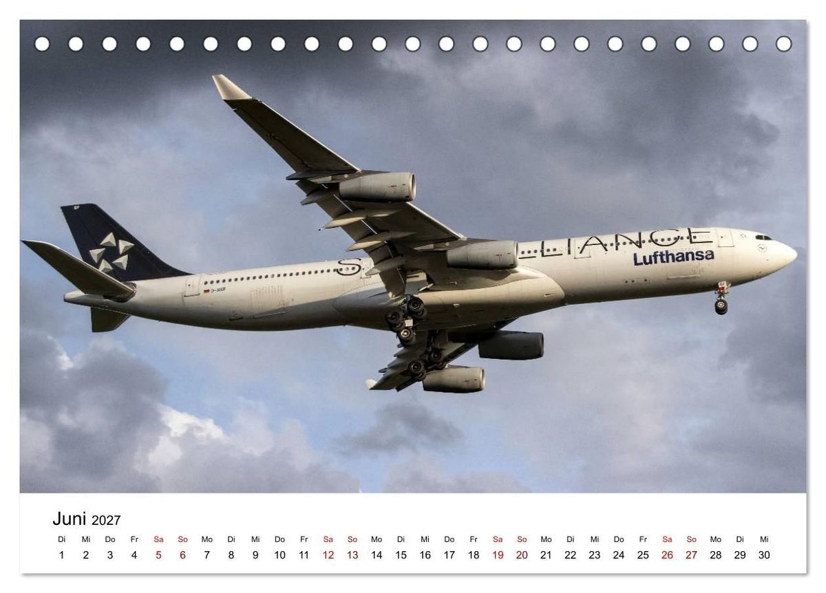 Weitere Ansicht: Flugzeuge von Airbus 2027 (Tischkalender 2027 DIN A5 quer), CALVENDO Monatskalender | Christoph Brunner, Calvendo