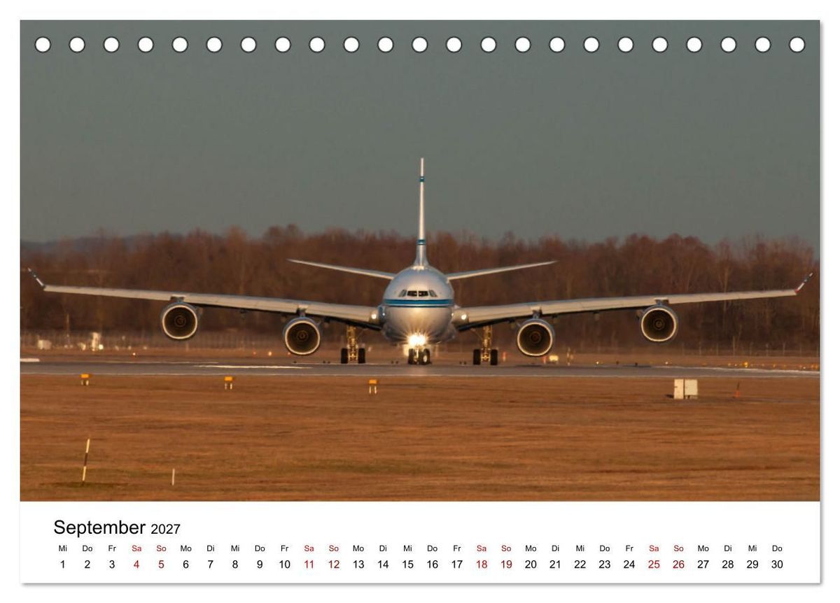 Weitere Ansicht: Flugzeuge von Airbus 2027 (Tischkalender 2027 DIN A5 quer), CALVENDO Monatskalender | Christoph Brunner, Calvendo