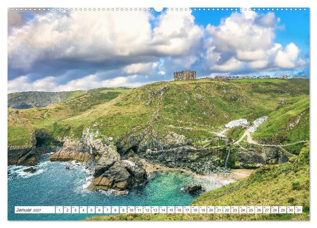 Weitere Ansicht: Cornwall - Malerische Landschaften mit grandiosen Küsten (Wandkalender 2027 DIN A2 quer), CALVENDO Monatskalender | Dieter Meyer, Calvendo