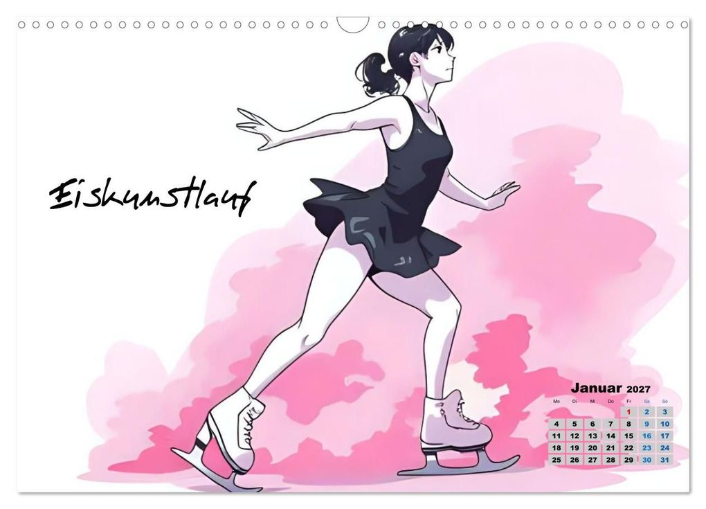 Weitere Ansicht: Jenseits des Podests - Olympische Sportarten in Aktion (Wandkalender 2027 DIN A3 quer), CALVENDO Monatskalender | Simone Wenninger, Calvendo