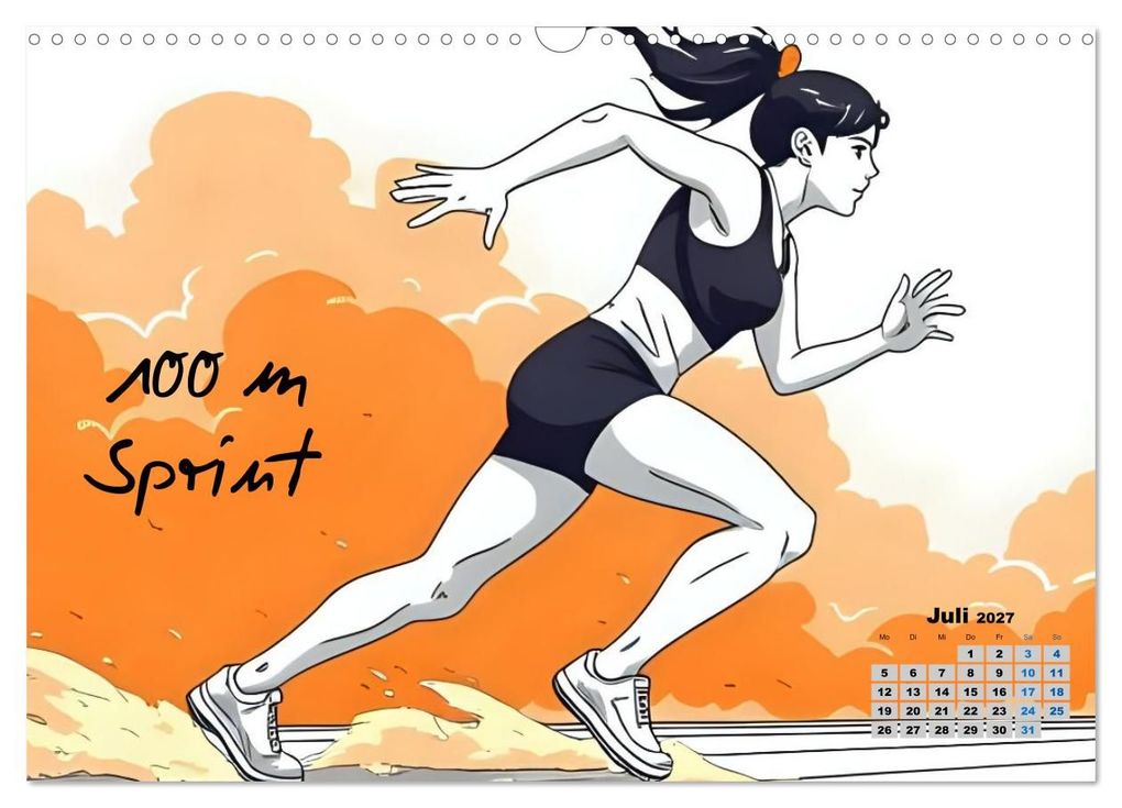 Weitere Ansicht: Jenseits des Podests - Olympische Sportarten in Aktion (Wandkalender 2027 DIN A3 quer), CALVENDO Monatskalender | Simone Wenninger, Calvendo