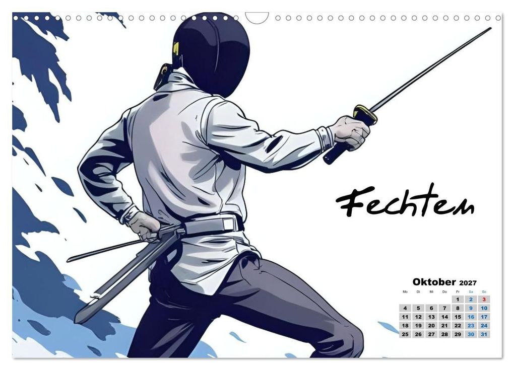 Weitere Ansicht: Jenseits des Podests - Olympische Sportarten in Aktion (Wandkalender 2027 DIN A3 quer), CALVENDO Monatskalender | Simone Wenninger, Calvendo