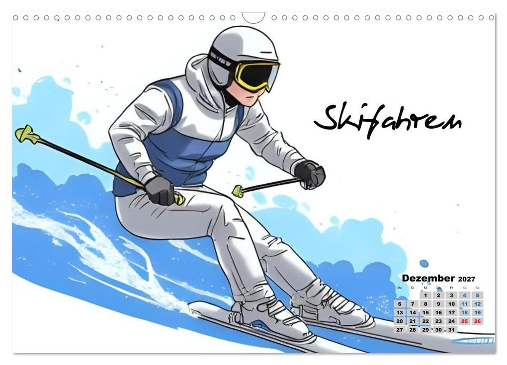 Weitere Ansicht: Jenseits des Podests - Olympische Sportarten in Aktion (Wandkalender 2027 DIN A3 quer), CALVENDO Monatskalender | Simone Wenninger, Calvendo