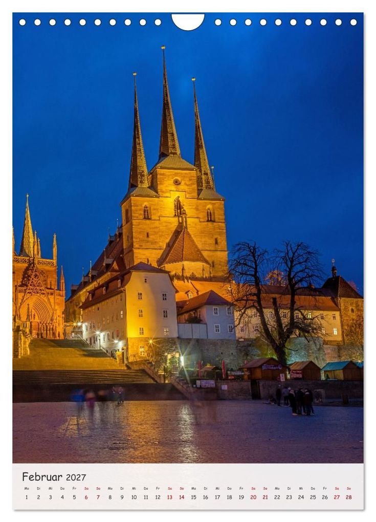 Weitere Ansicht: Erfurt - Zwischen Dom und Krämerbrücke (Wandkalender 2027 DIN A4 hoch), CALVENDO Monatskalender | Thomas Bugdoll, Calvendo