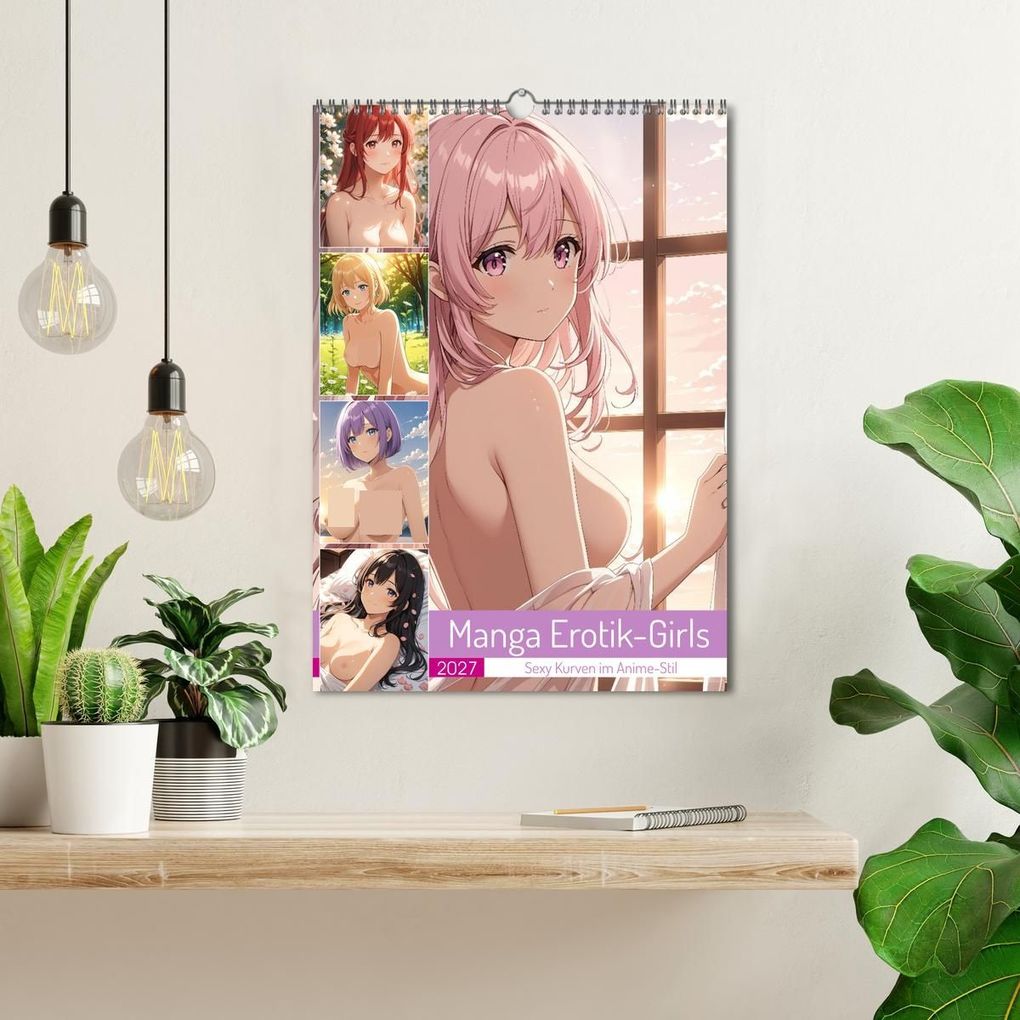 Weitere Ansicht: Manga Erotik-Girls - Sexy Kurven im Anime-Stil (Wandkalender 2027 DIN A3 hoch), CALVENDO Monatskalender | MB Fotografie, Calvendo